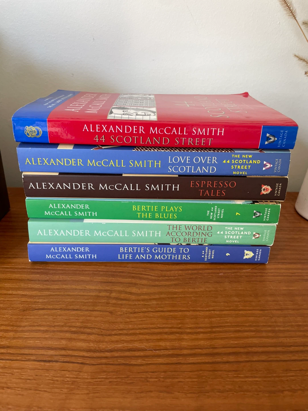6 Softcover Alexander McCall Smith books 44 Scotland Series - photo 2