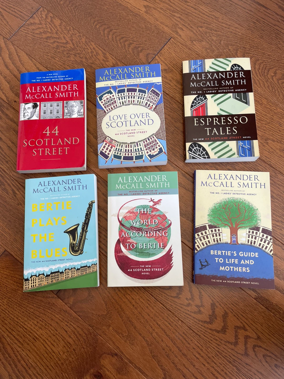 6 Softcover Alexander McCall Smith books 44 Scotland Series