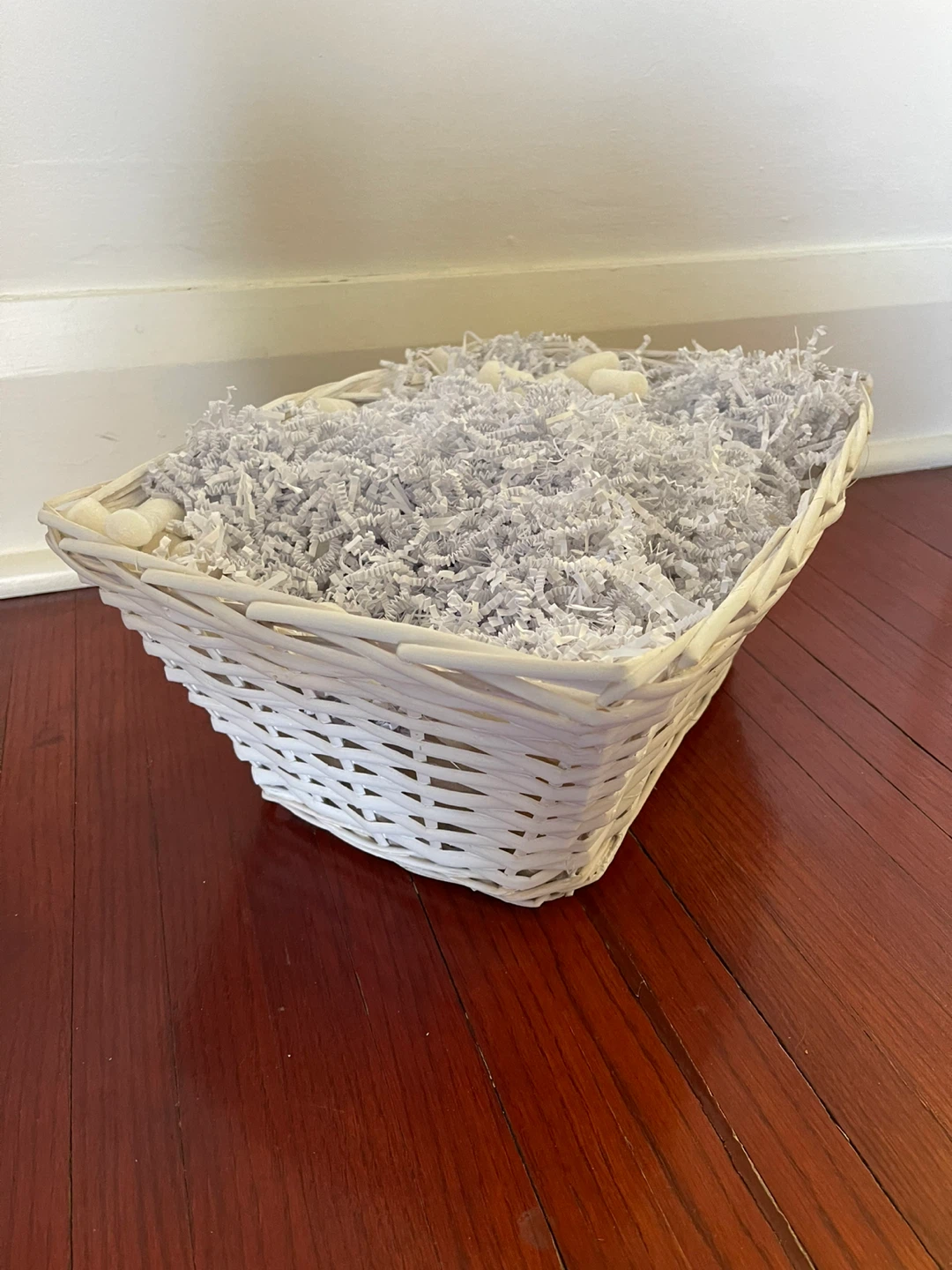 Big White Rectangular Basket - photo 3
