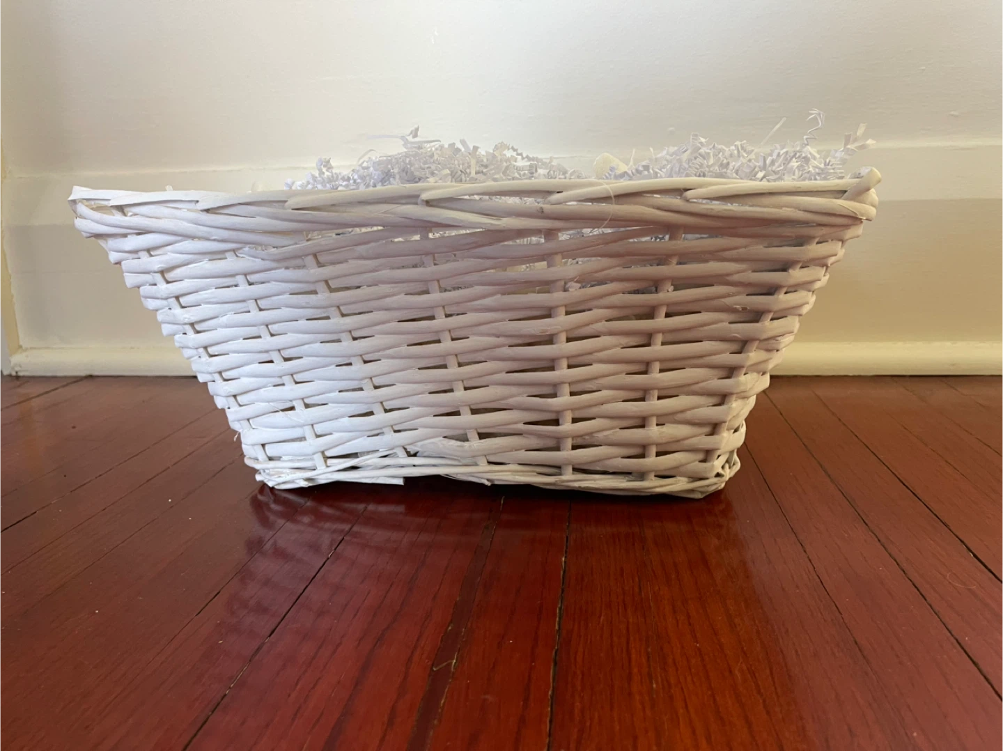 Big White Rectangular Basket - photo 4