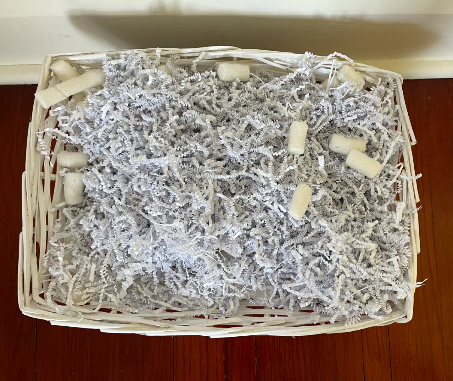 Big White Rectangular Basket - photo 2