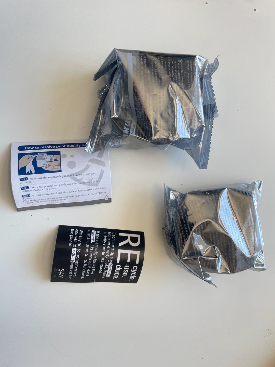 2 Pack XL High Yield Ink Cartridges - Black & Tri-Color - photo 2