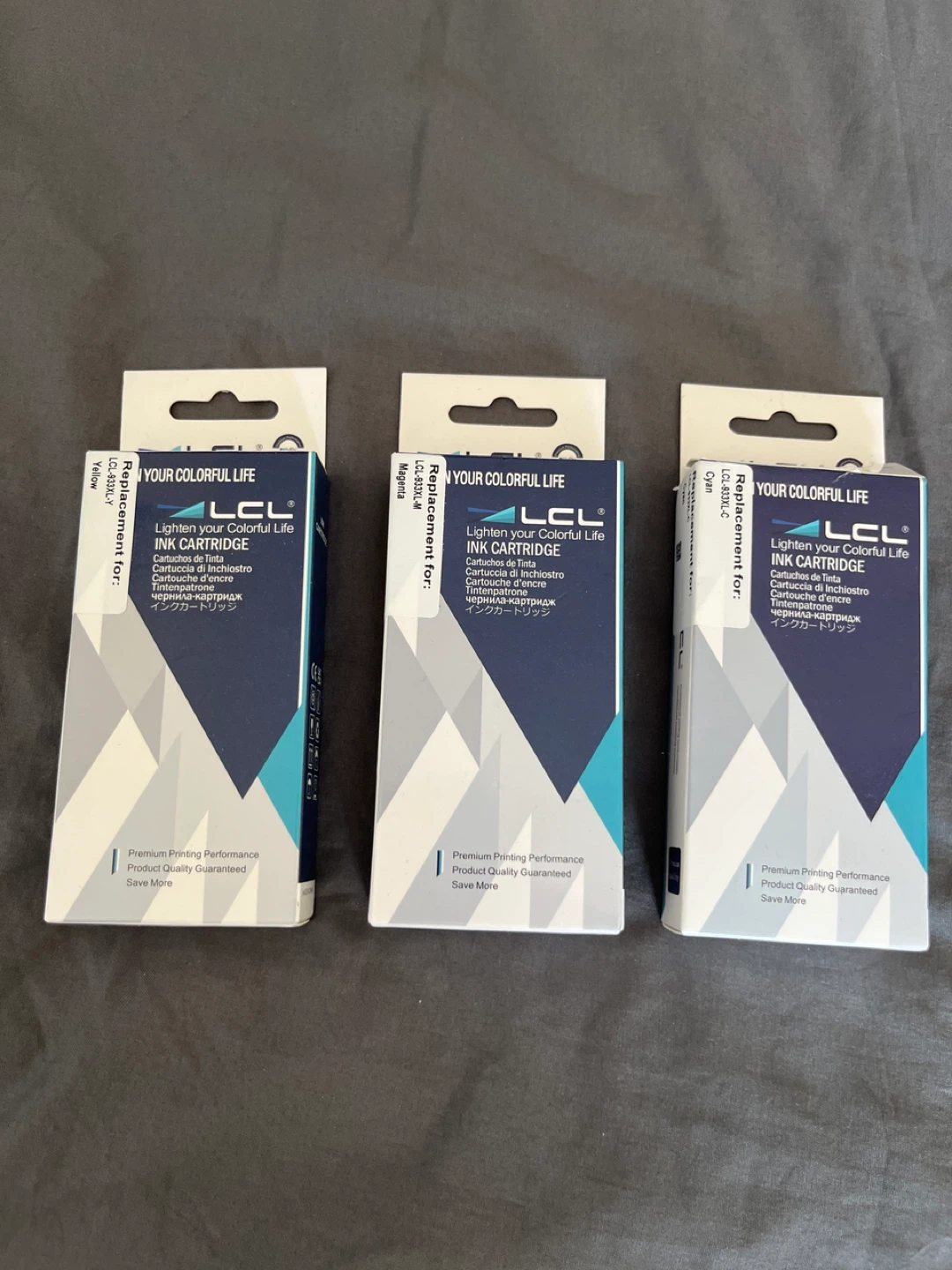 LCL H-933XL Ink Cartridges (Cyan, Magenta, Yellow)