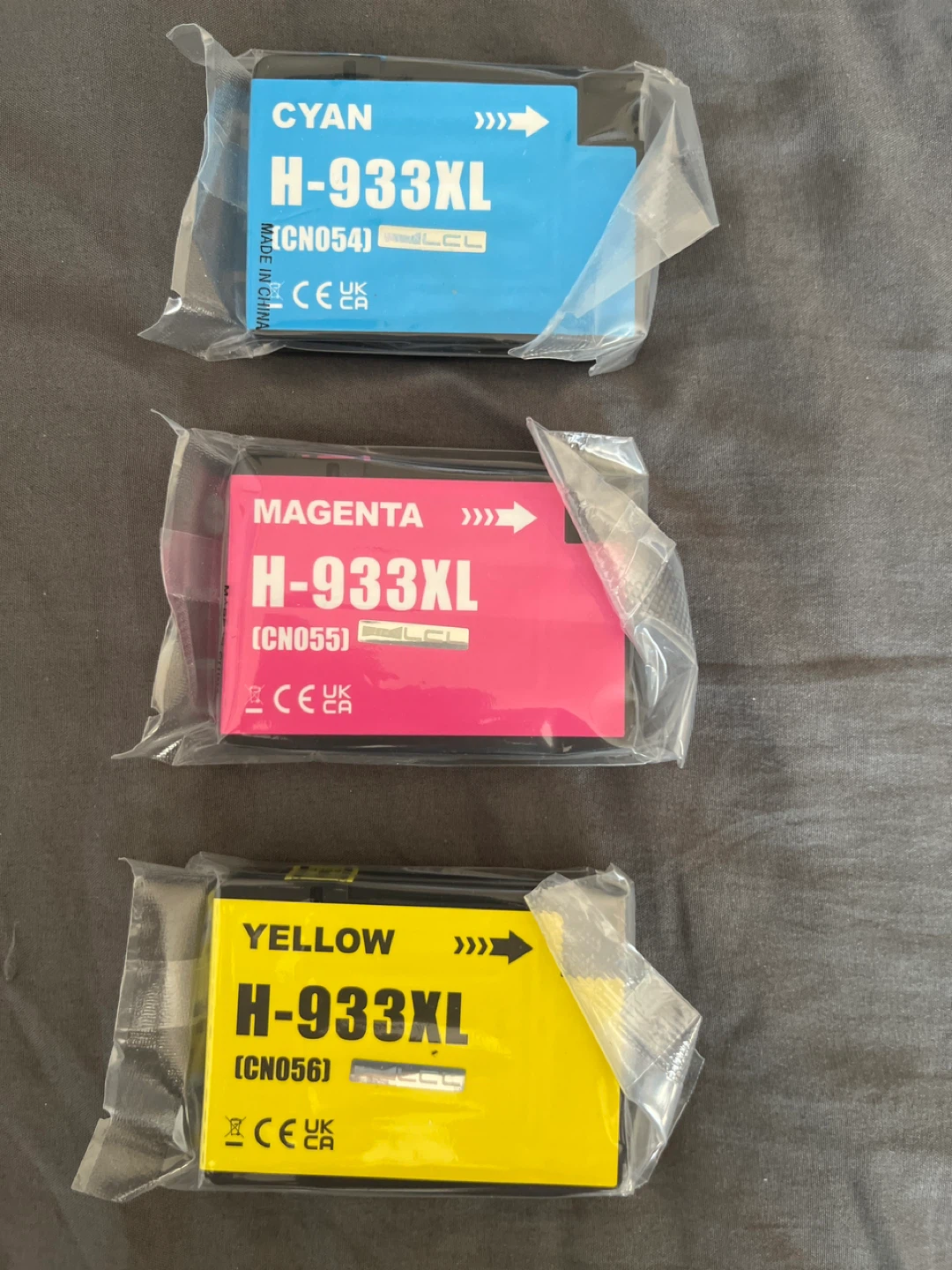 LCL H-933XL Ink Cartridges (Cyan, Magenta, Yellow) - photo 3