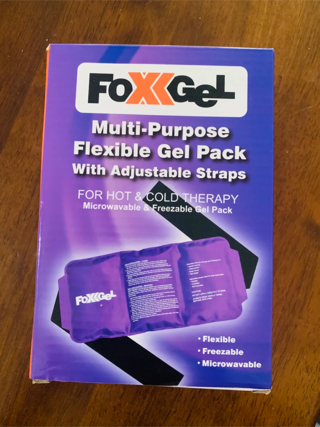 FoxxGel Multi-Purpose Flexible Gel Pack with Adjustable Straps