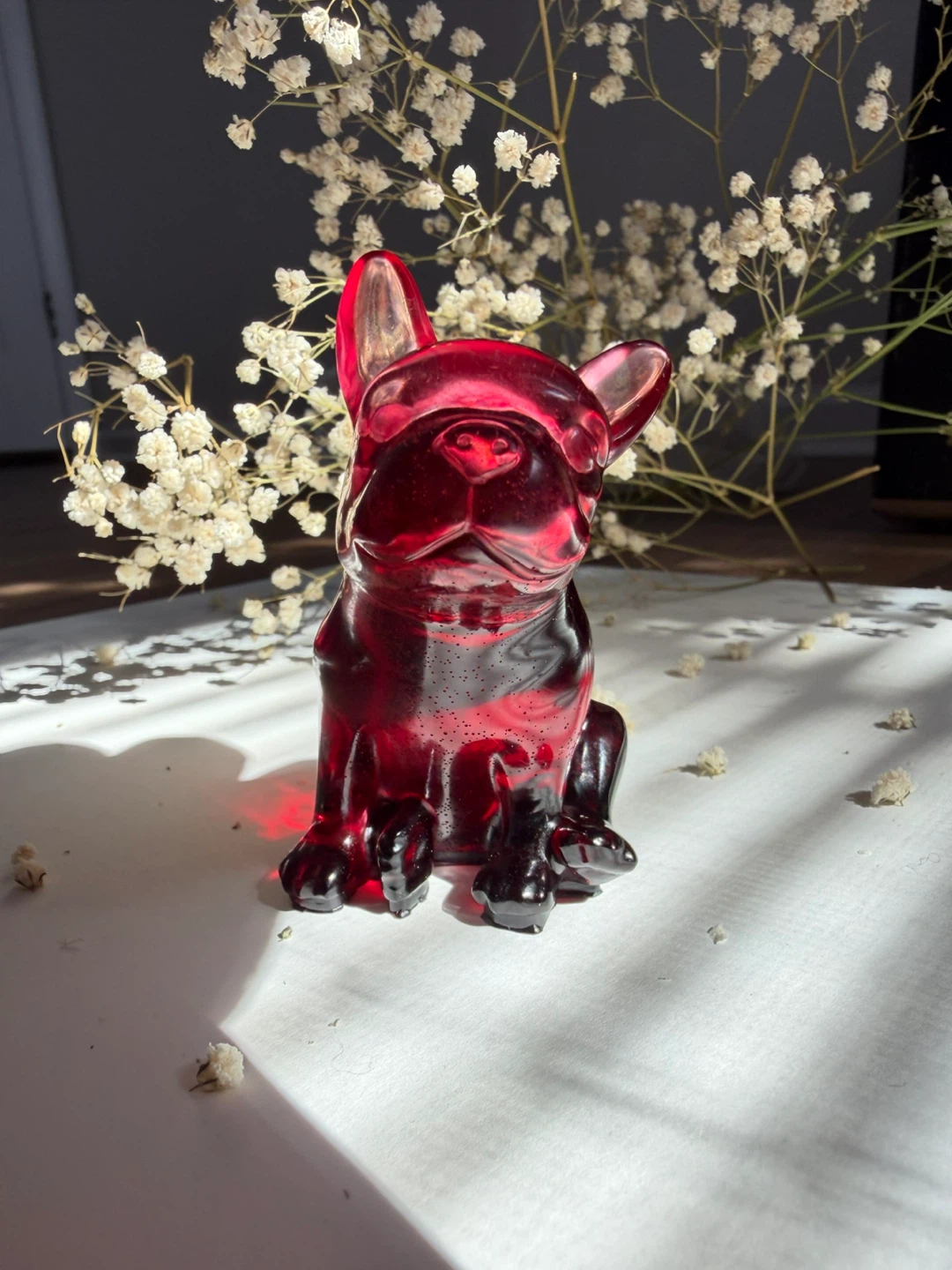 Handmade Resin French Bulldog Figurine