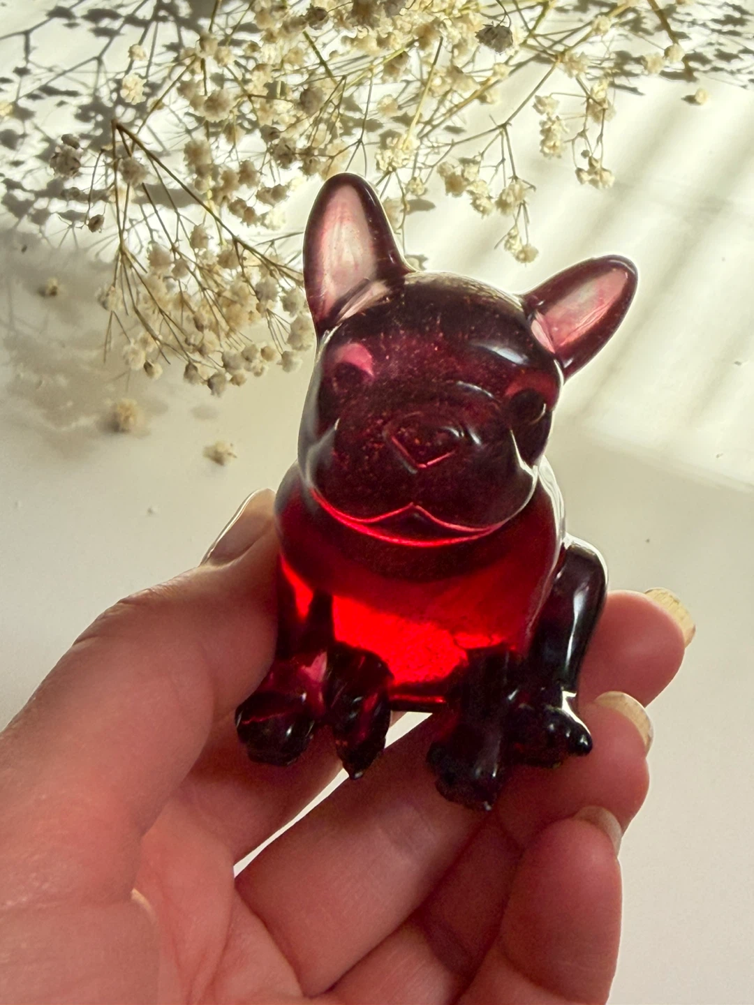Handmade Resin French Bulldog Figurine - photo 2