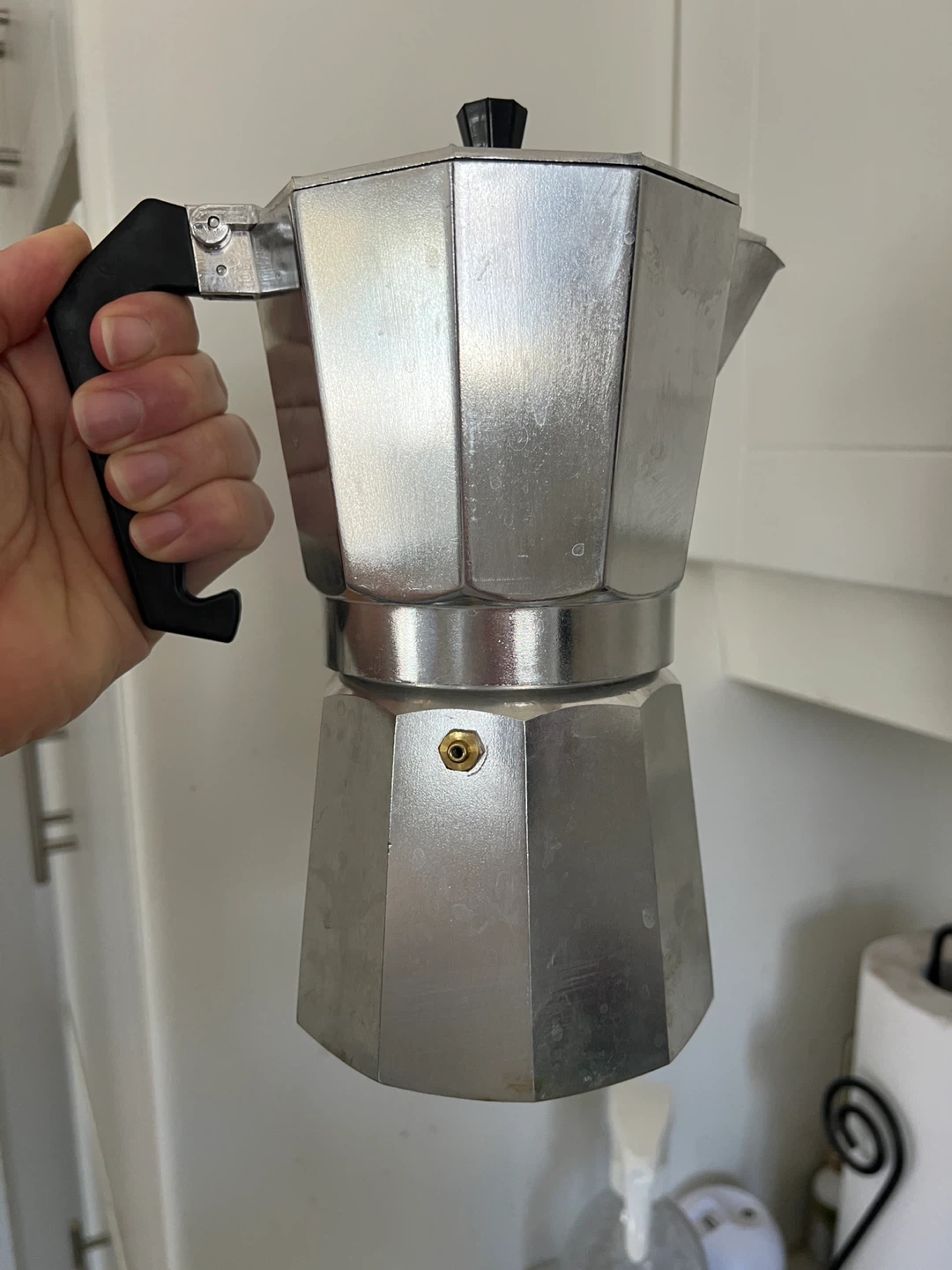 Silver Moka Pot Coffee Maker - BNIB - photo 5