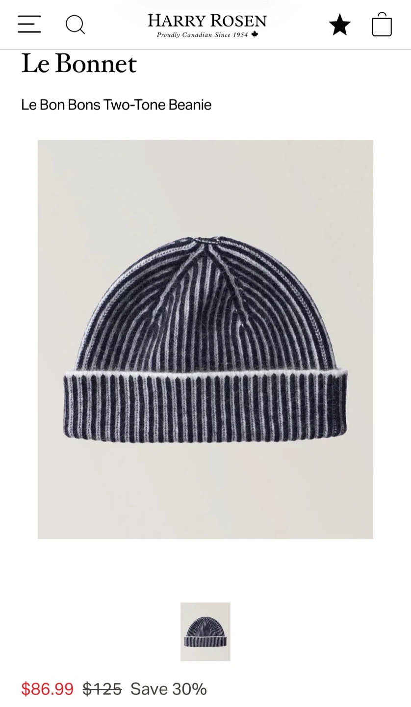 Le Bonnet Two-Tone Beanie - photo 2