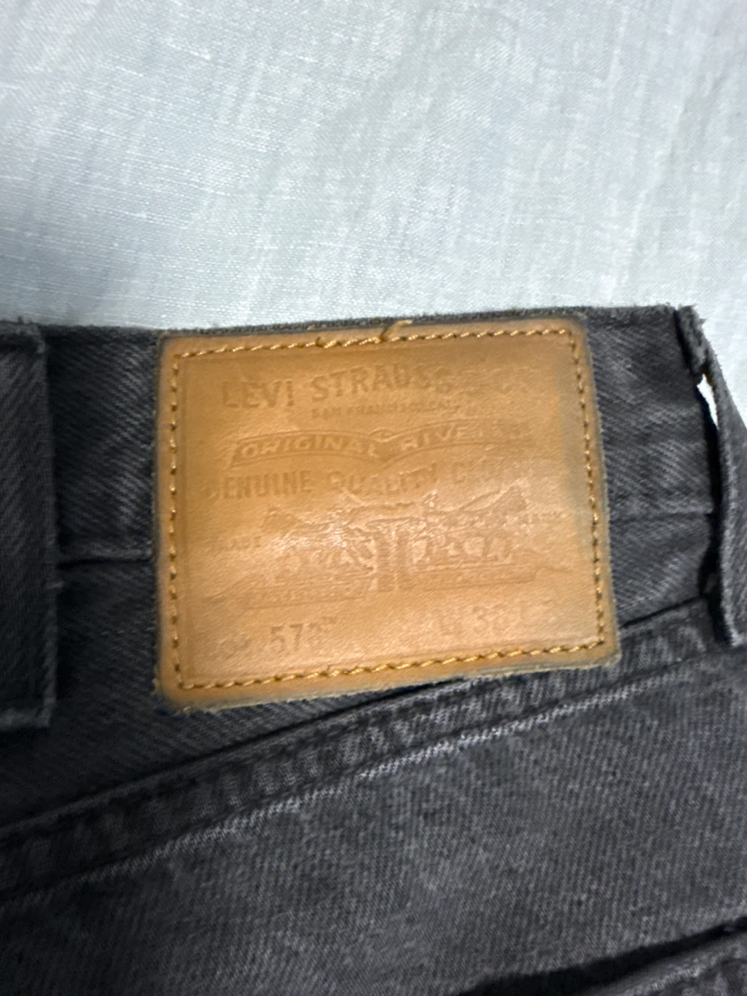 Levi's 578 Mens Black Baggy Fit Jeans - photo 2