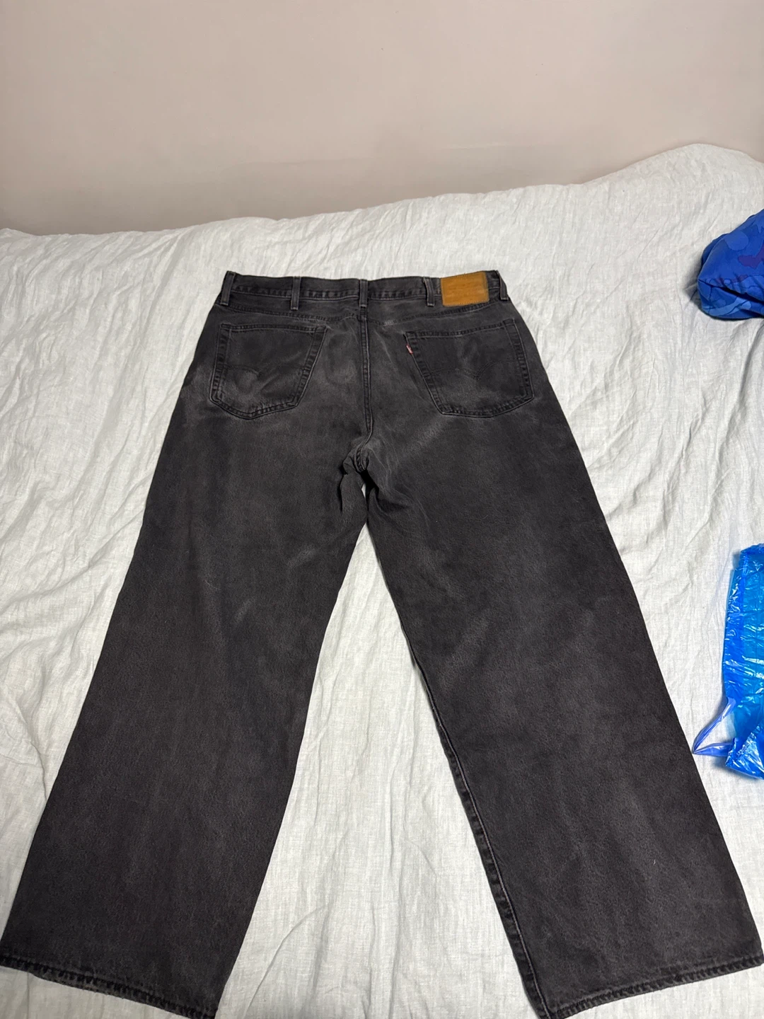 Levi's 578 Mens Black Baggy Fit Jeans