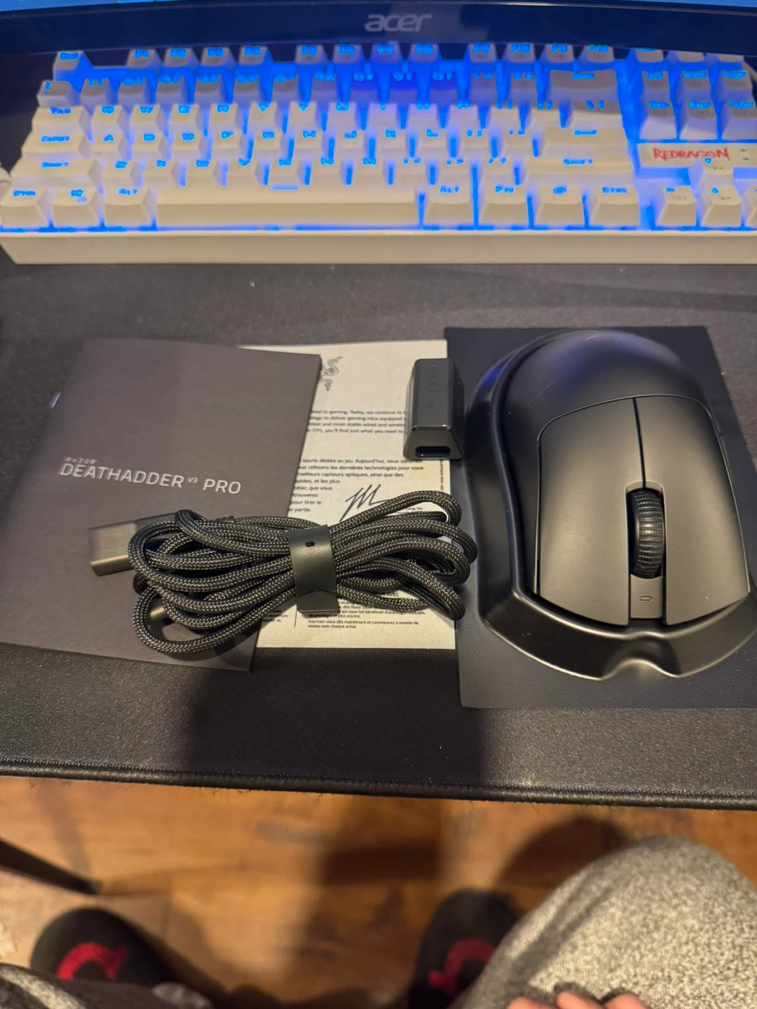 Razer Deathadder V3 Pro Ultra-Lightweight Hyperspeed Ergonomic - photo 3