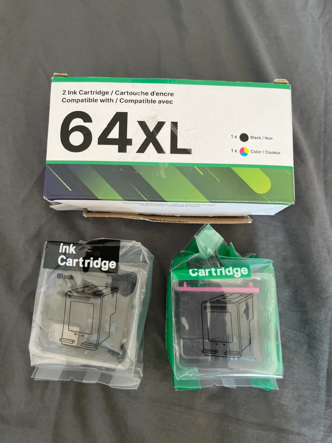 HP 64XL Ink Cartridge 2-Pack (Black & Colour)