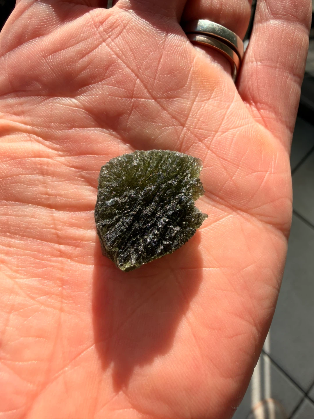 Genuine Moldavite from South Bohemia - photo 3
