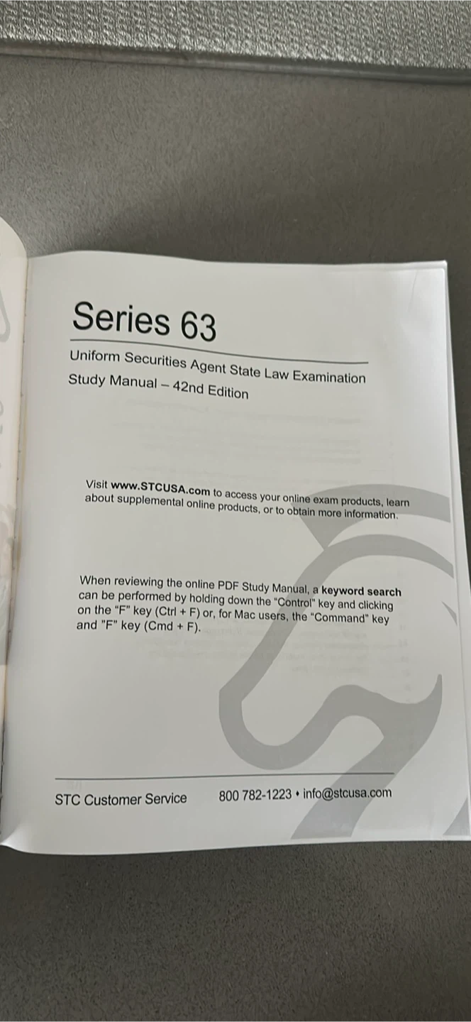 STC Series 63 Exam textbook - photo 3