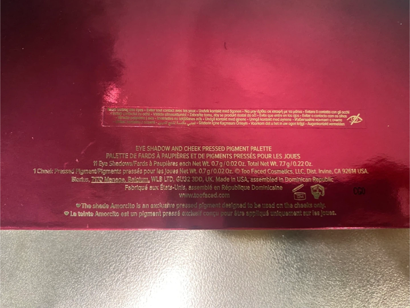 Too Faced "MARIALE AMOR CALIENTE" Eyeshadow & Cheek Palette - photo 3