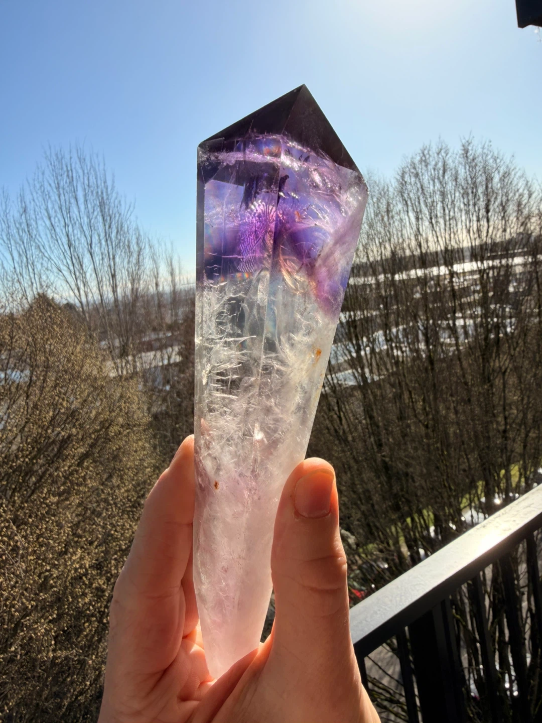 Large Amethyst Crystal Point