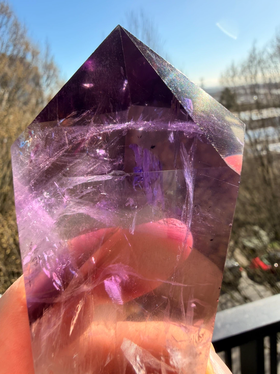 Large Amethyst Crystal Point - photo 5