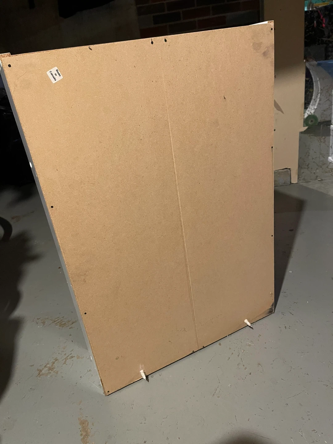 White Storage Cabinet with Doors and Shelves - photo 4