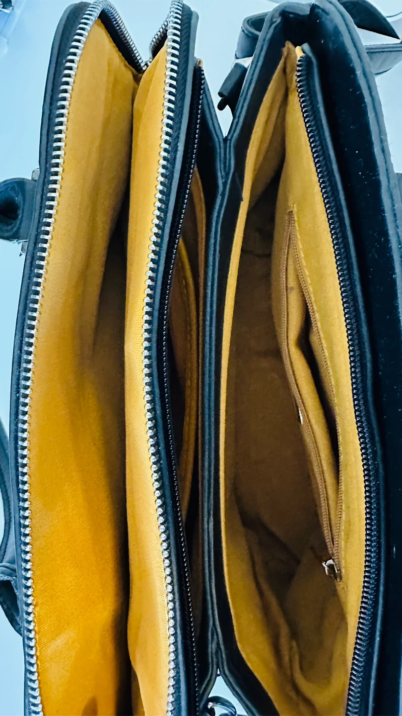 DAVID JONES Black Faux Leather Top Handle Bag - photo 3