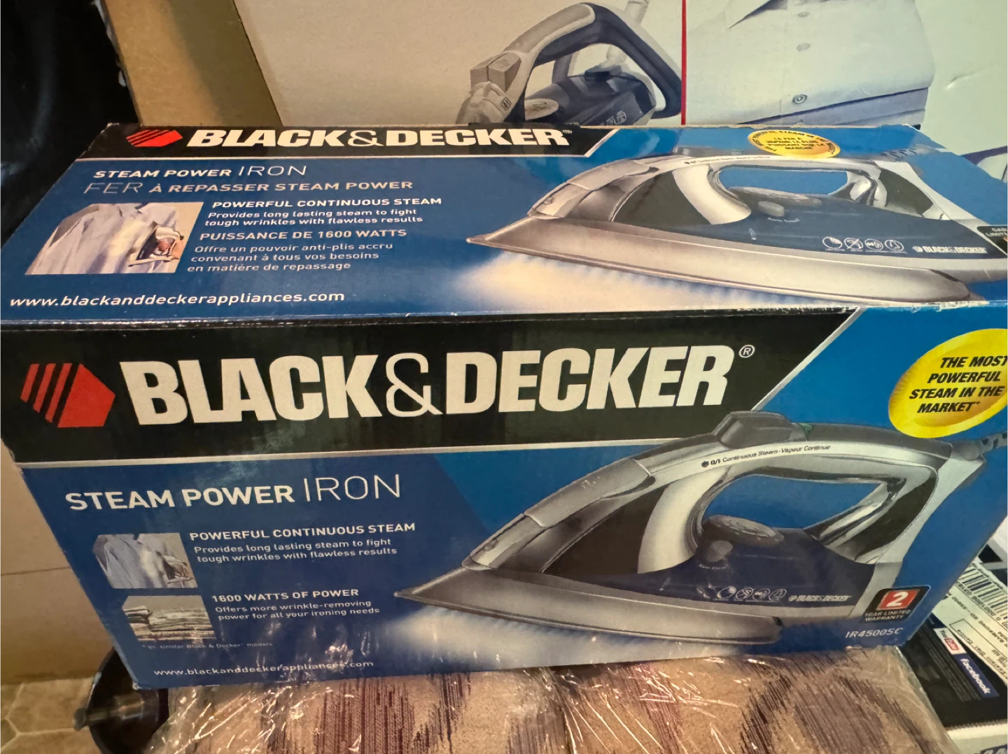 Black & Decker Steam Power Iron