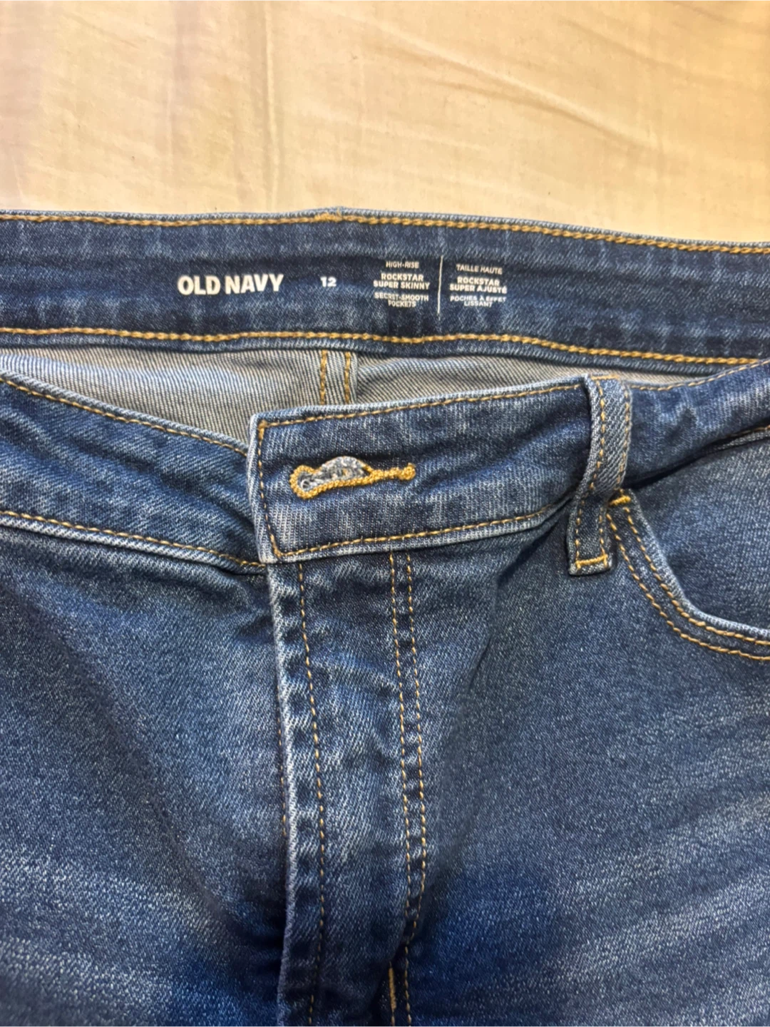 Old Navy High-Rise Rockstar Super Skinny Jeans - Size 12 - photo 2