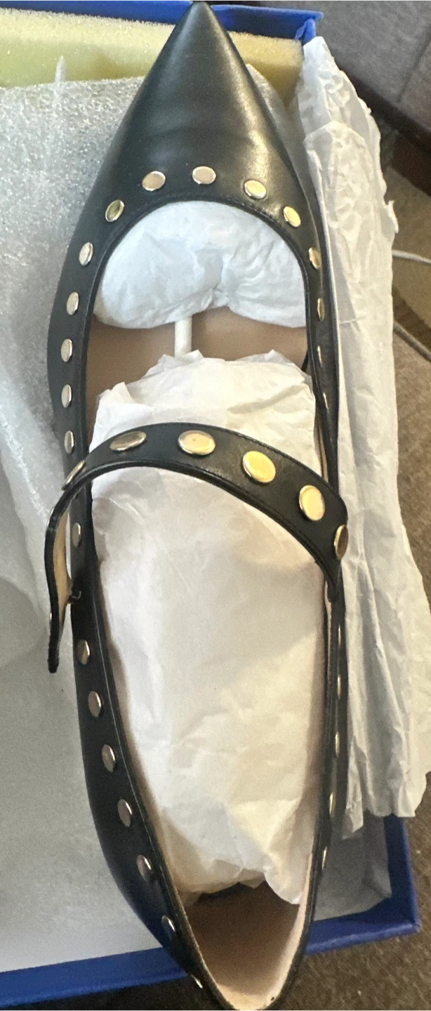 Stuart Weitzman Gala Stud Mary Jane Flats - photo 5