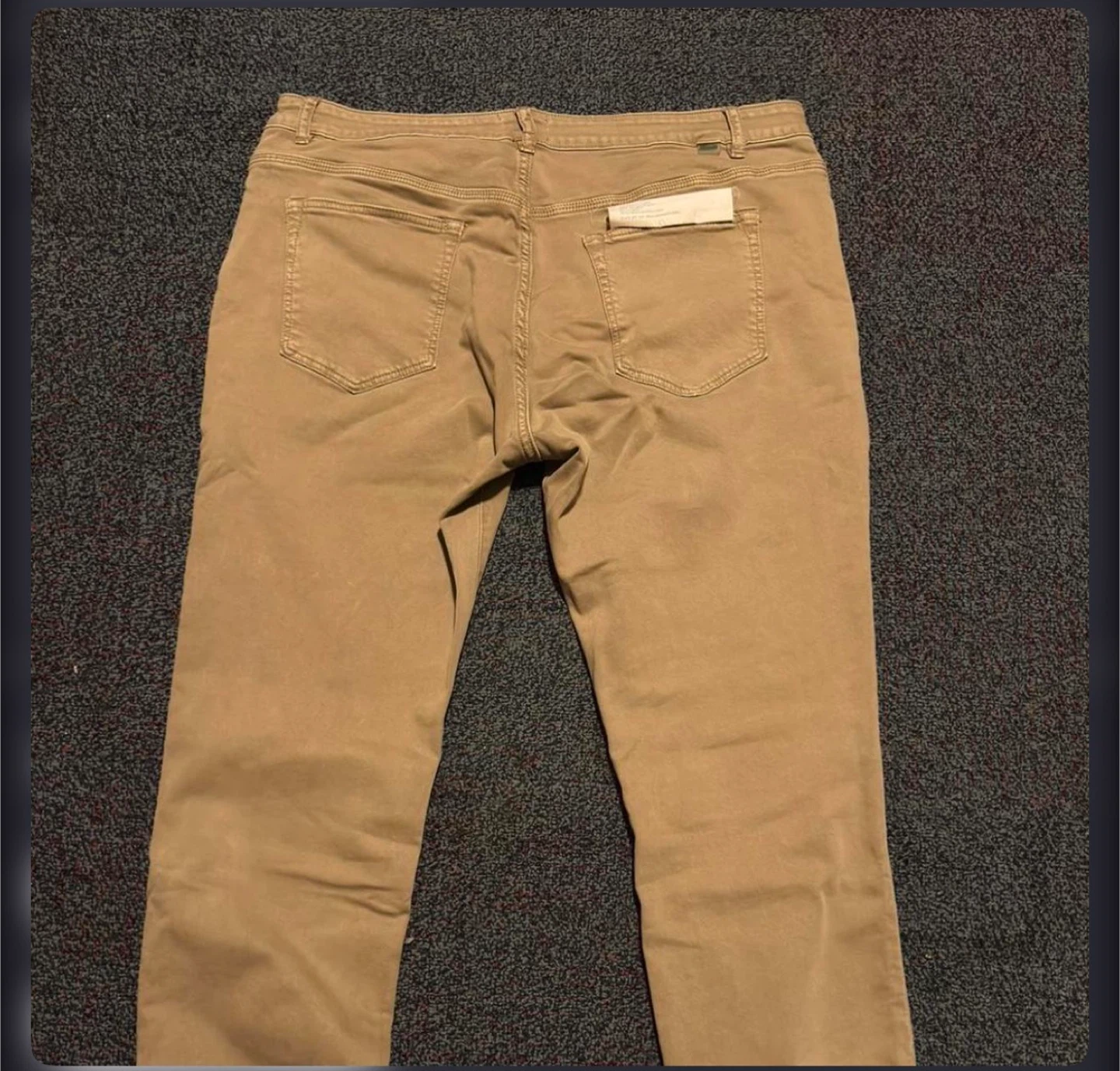 Kuwalla-tee Taupe/Brown Super Stretch Knit Straight Denim Jeans - photo 3