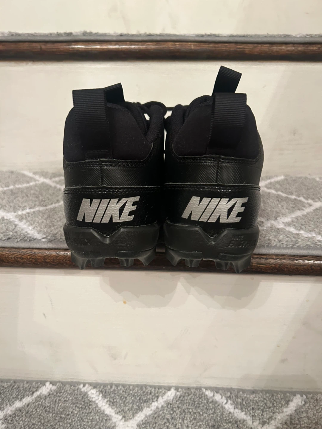 Nike Alpha Men's Football Cleats Black - Size 9 - photo 3