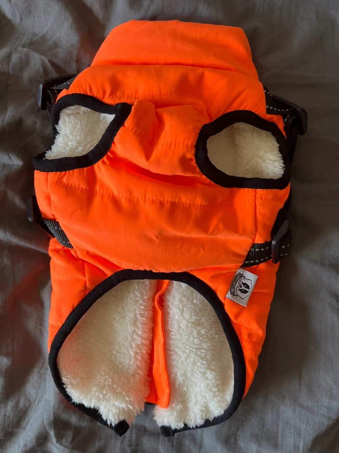 XS-Orange Padded Dog Vest - photo 2