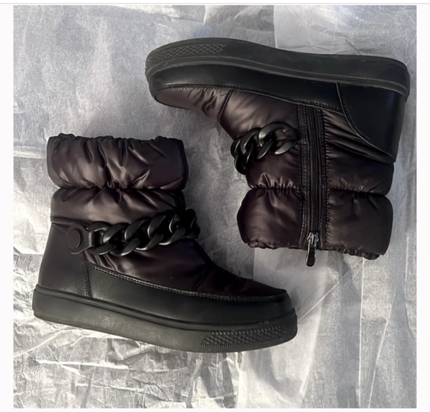 Black boots perfect for snow ! New - photo 2