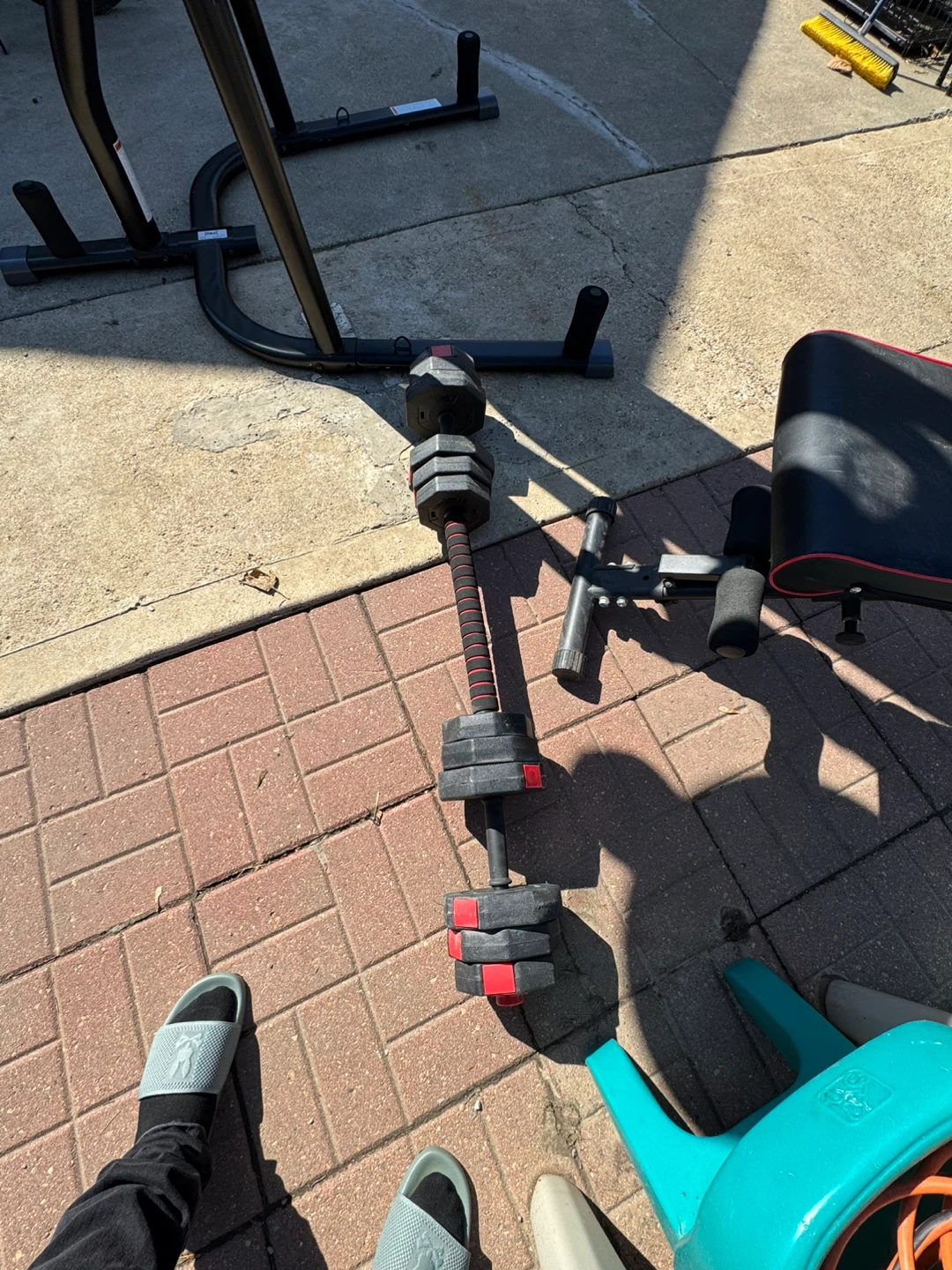 ADVENOR Weight Bench with Dumbbells - photo 4