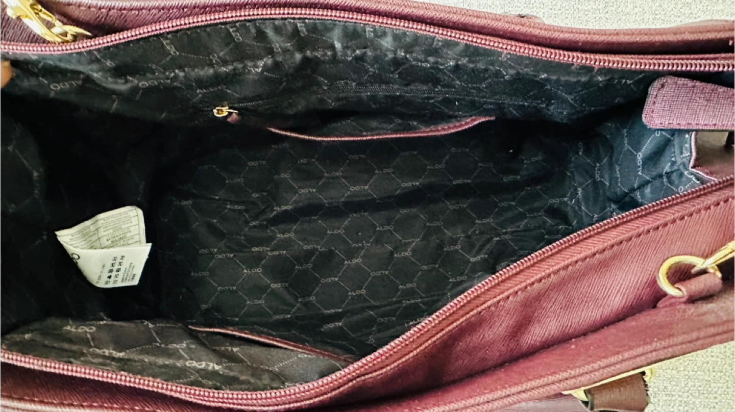 ALDO Burgundy Handbag