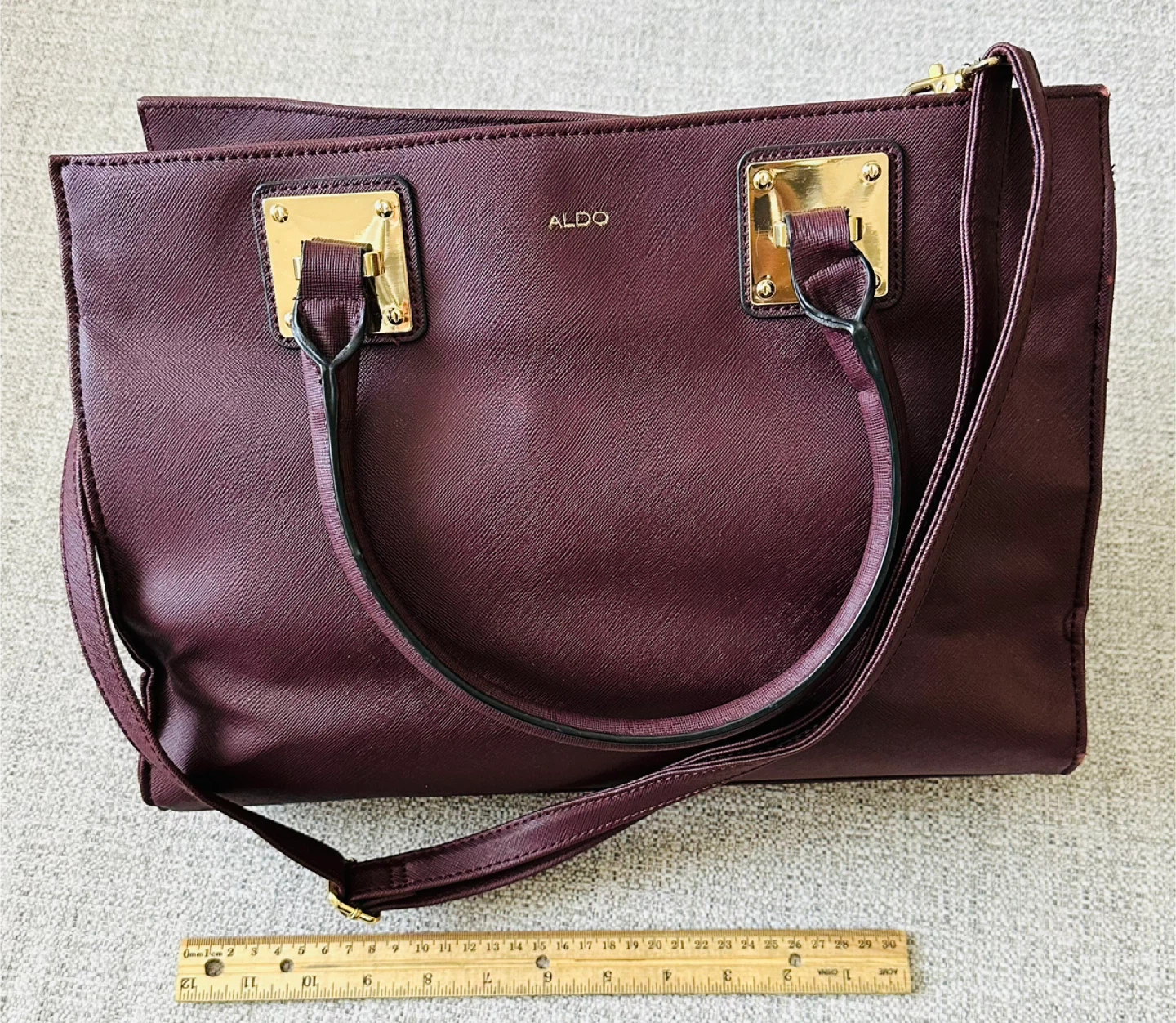 ALDO Burgundy Handbag - photo 2