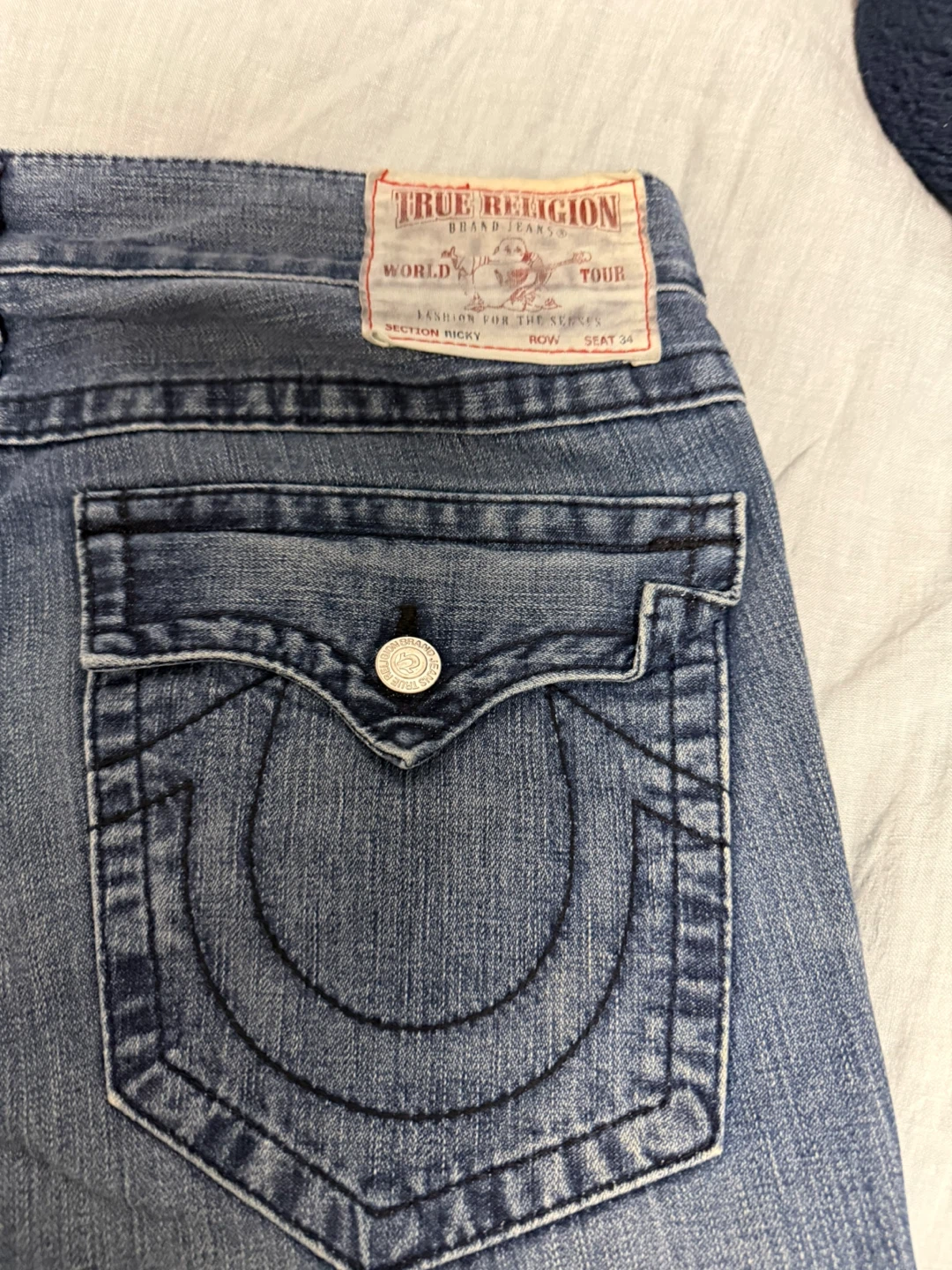True Religion "Ricky" Bootcut Jeans - Size 34