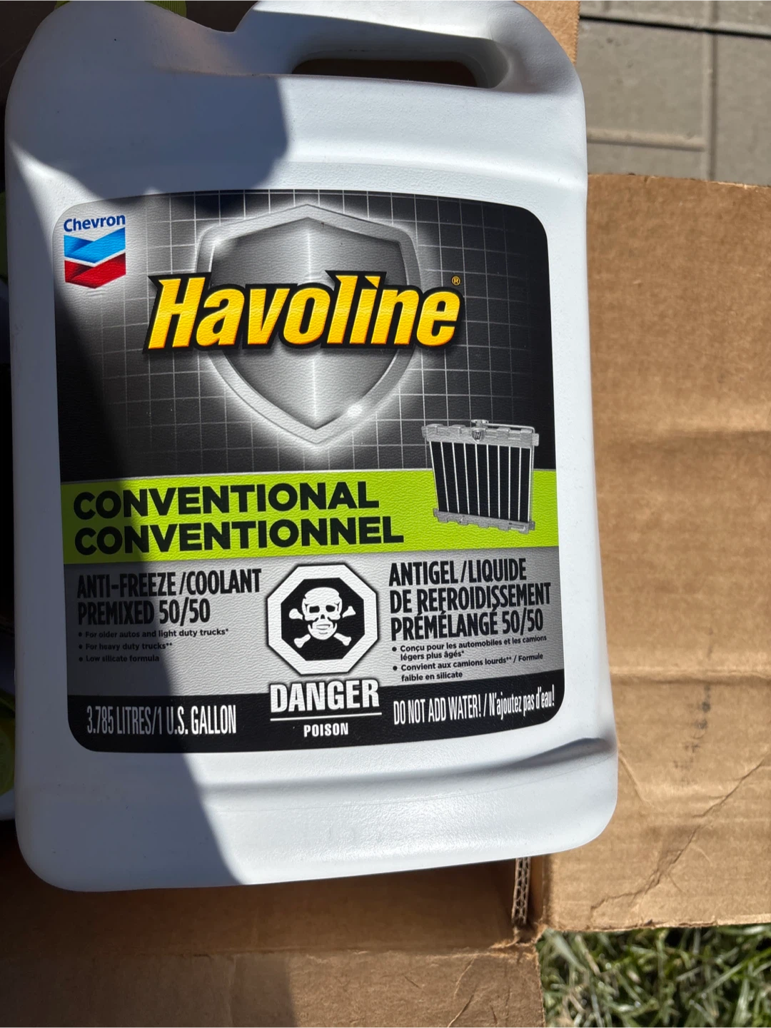 Havoline Conventional Antifreeze/Coolant - 1 U.S. Gallon