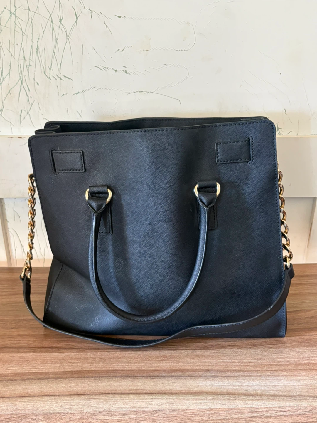 Michael Kors Black Leather Satchel Handbag - photo 2