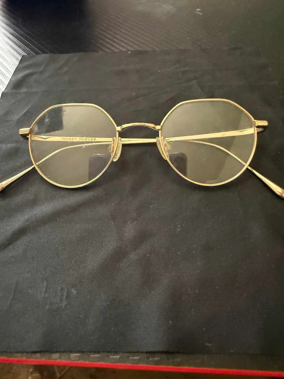 Warby Parker Round Metal Glasses - Gold