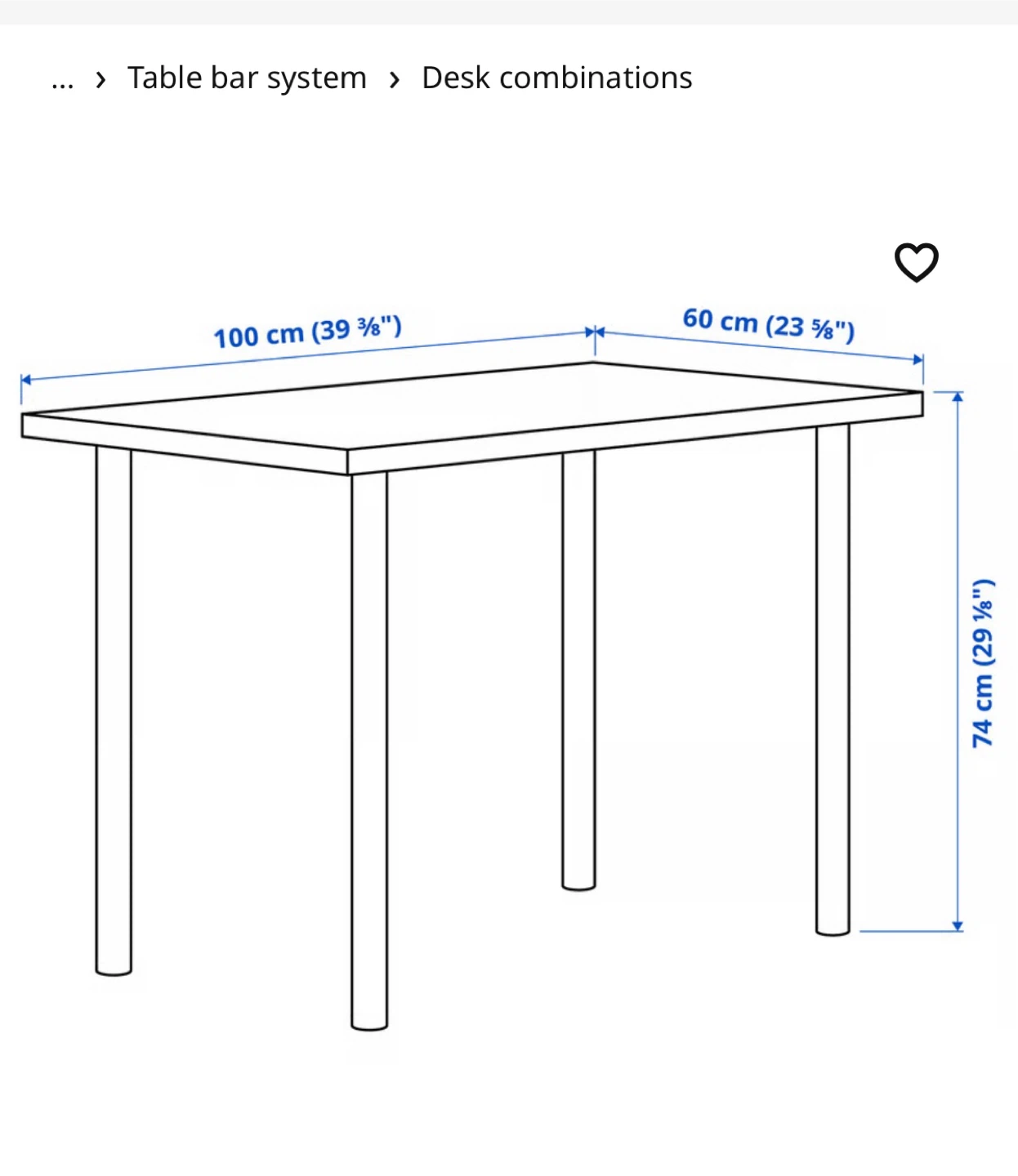 IKEA White Desk - photo 3