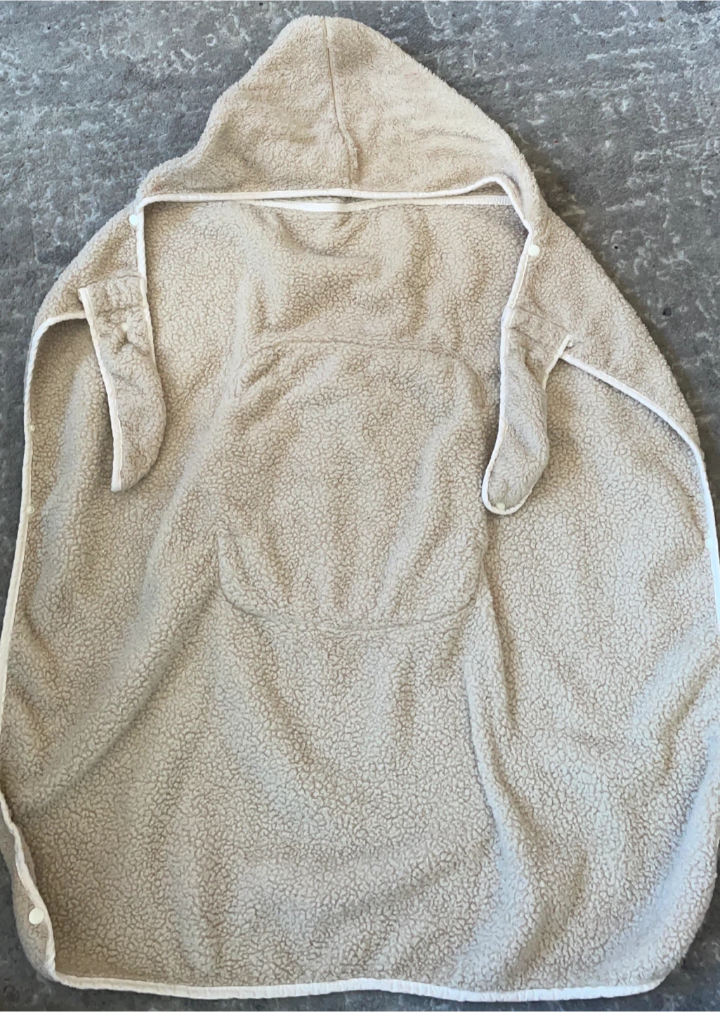 Fleece Baby Bunting Bag with Hood - photo 3