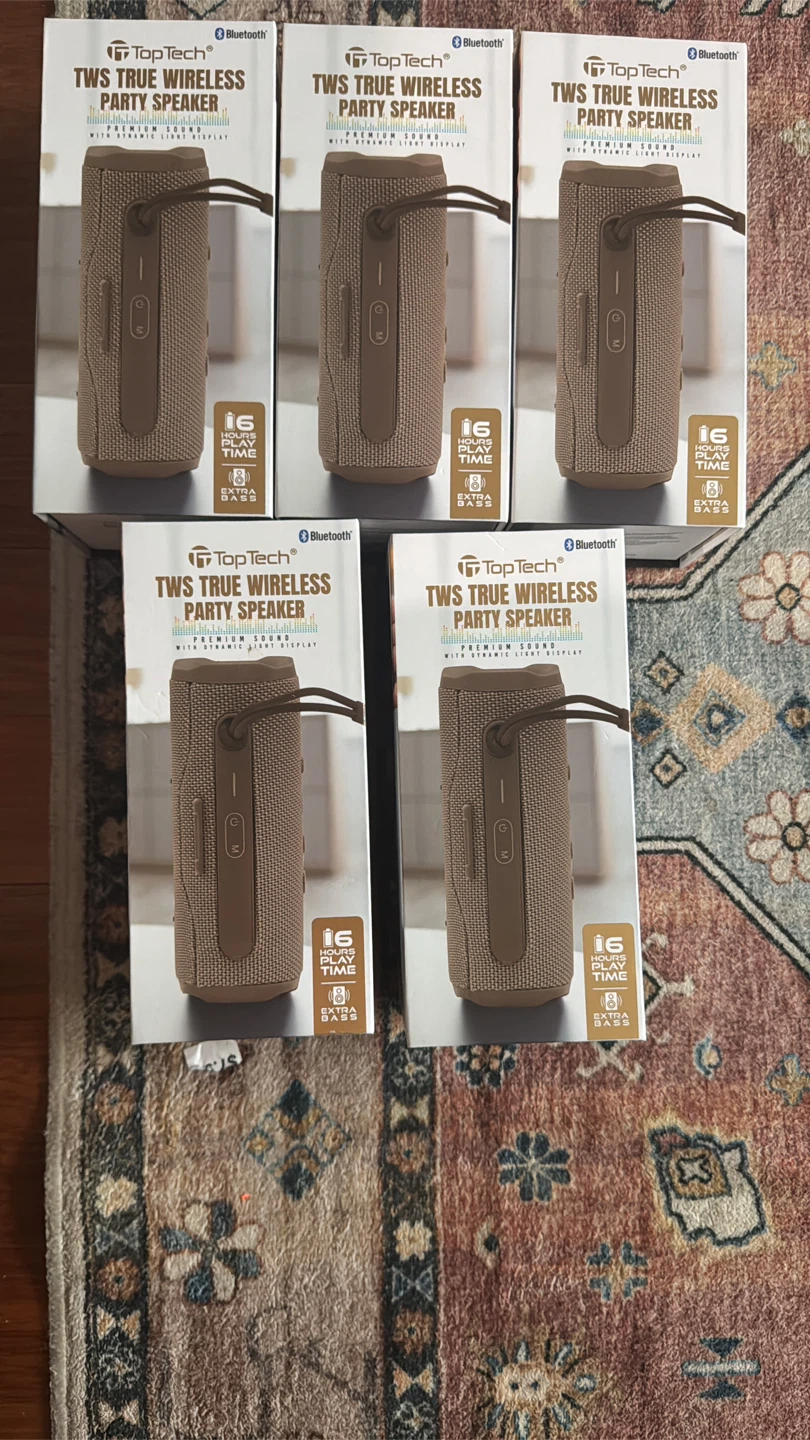 Top Tech TWS True Wireless Party Speaker - Brown
