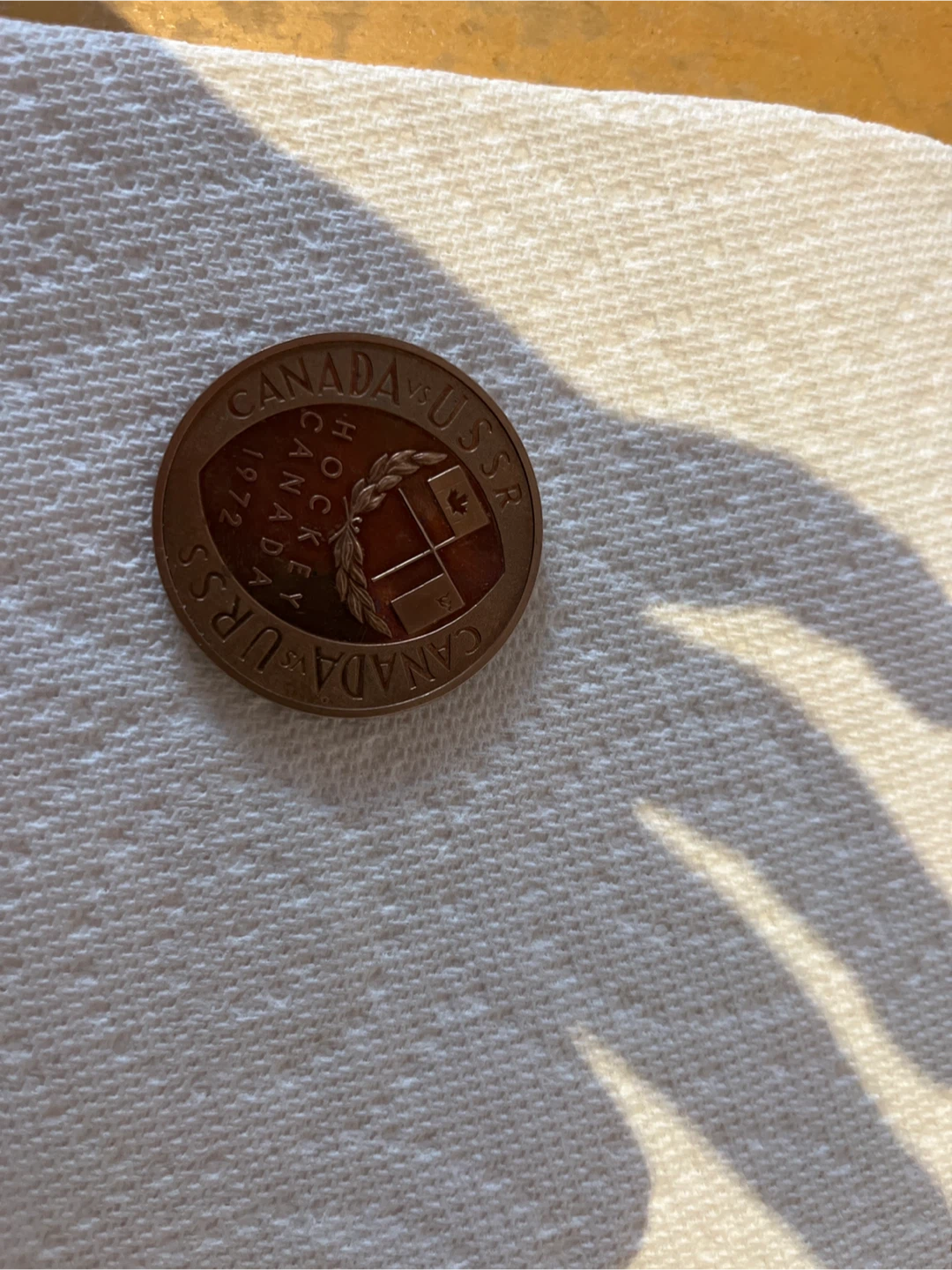 1972 Canada USSR Hockey Summit Series Coin