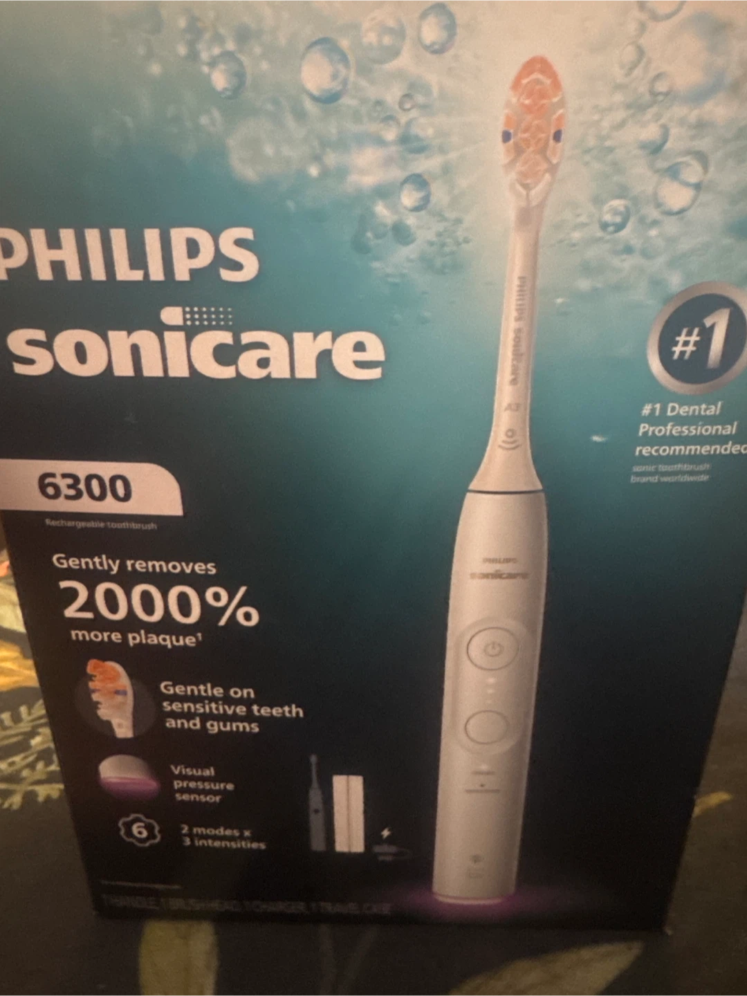 Philips Sonicare  6300 Electric Toothbrush HX6463/50