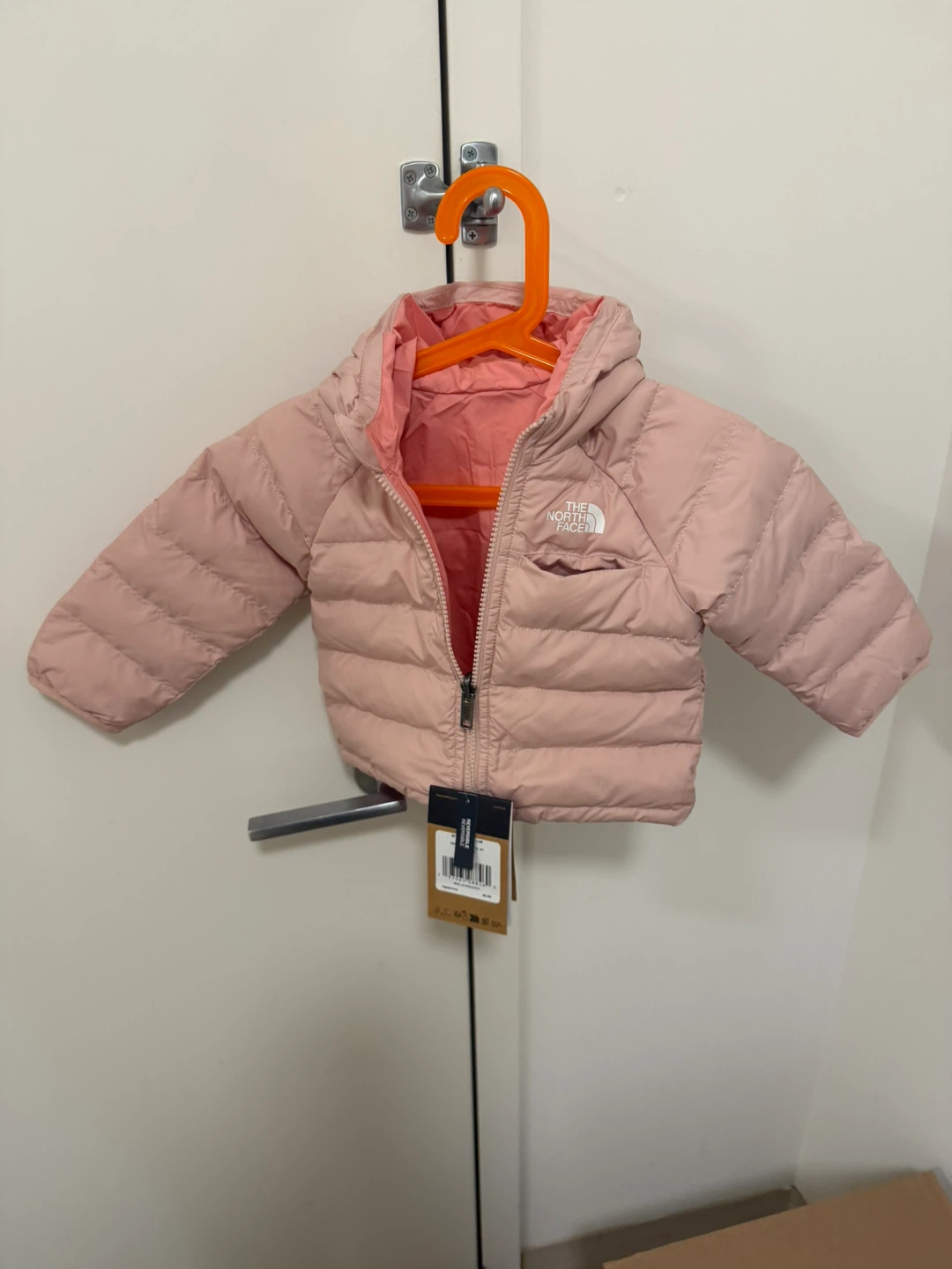 The North Face Baby Girl Pink Puffer Jacket - photo 2