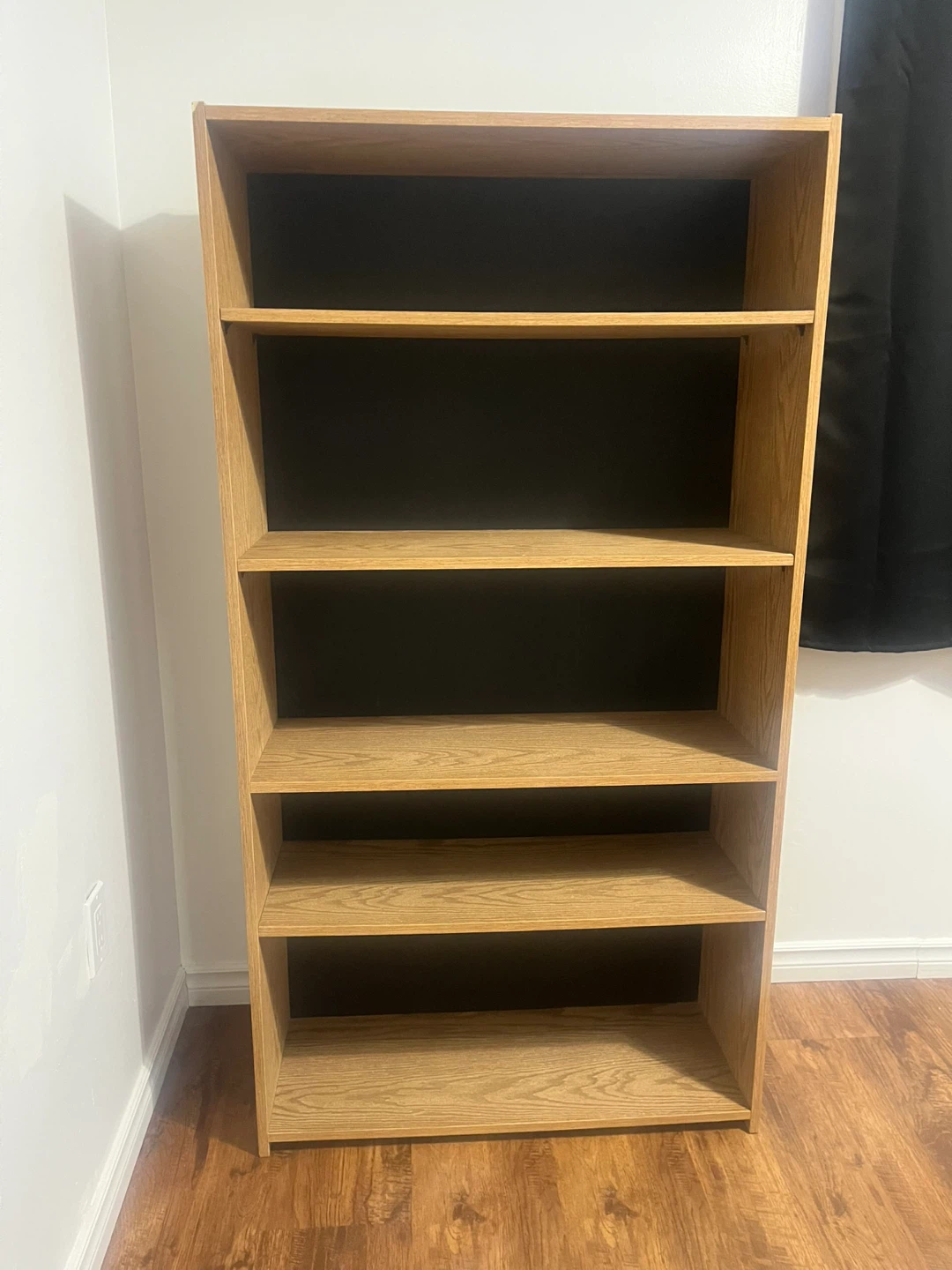 Wooden Bookshelf - 5 Shelves