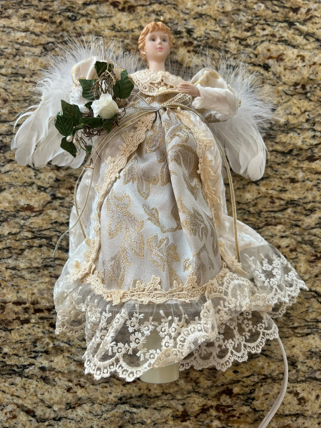 White Angel Tree Topper
