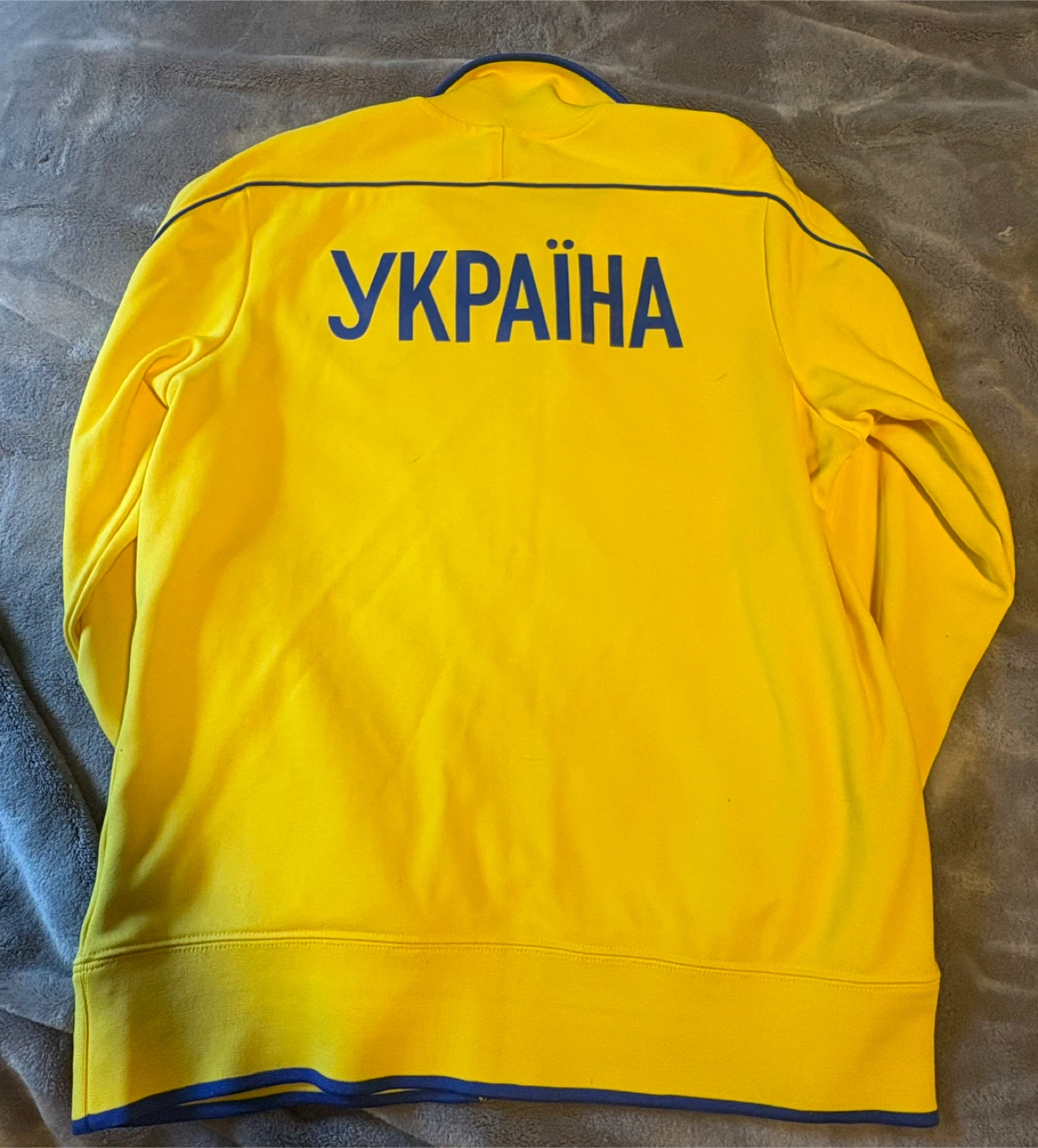 Nike Ukraine Track Jacket - Yellow/Blue - Size L - photo 2