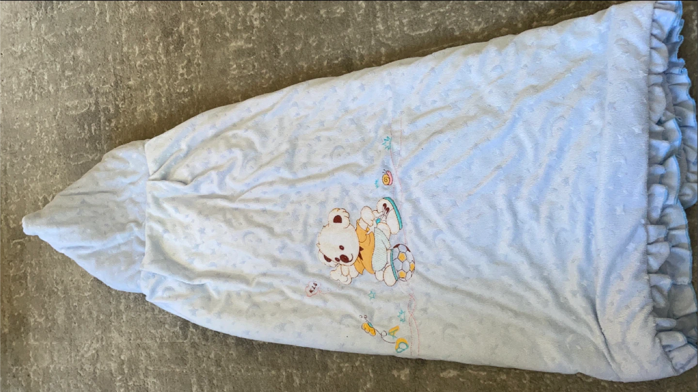 Baby Bunting Bag with Bear Design - photo 2