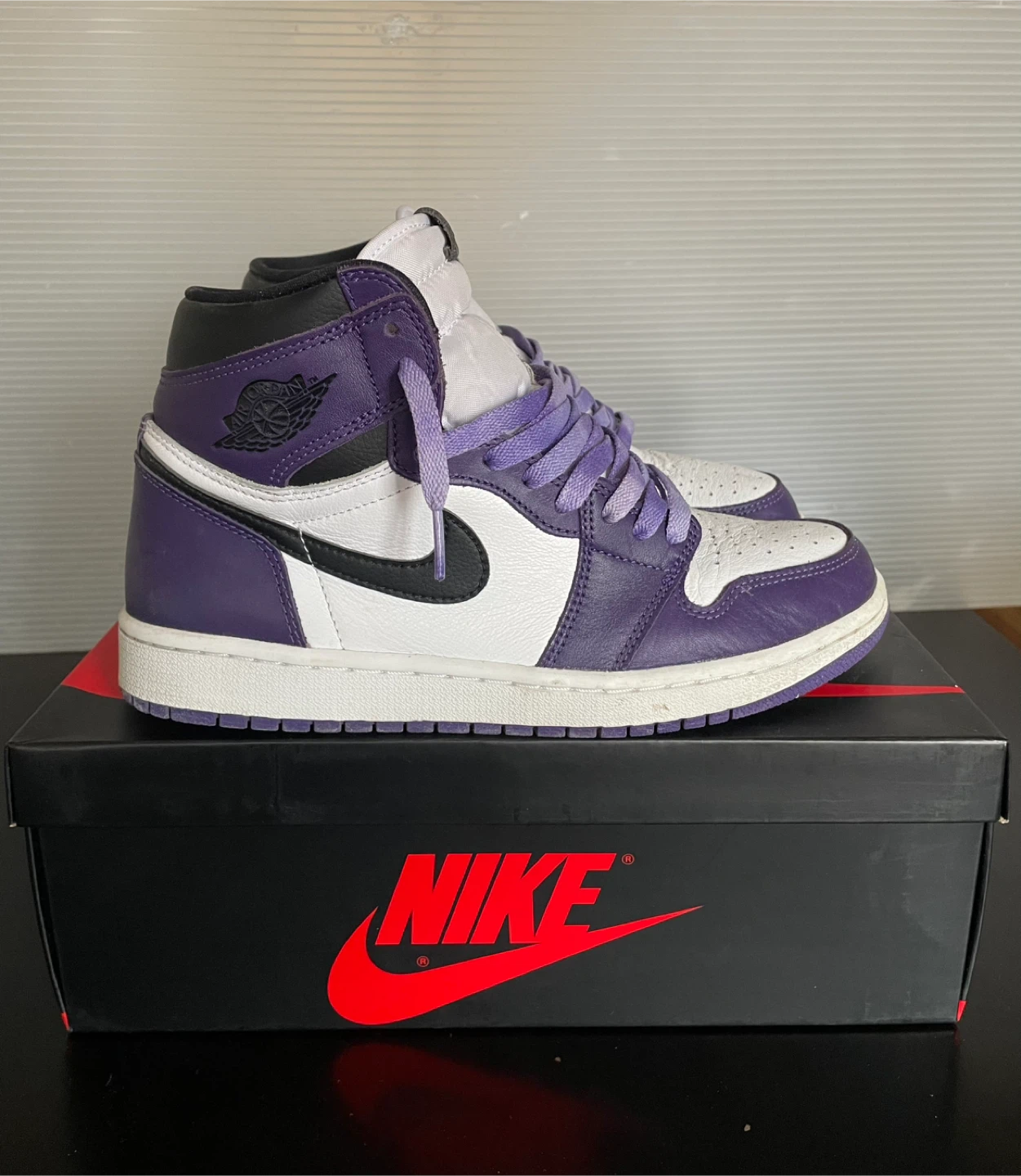 Jordan 1 High Court Purple