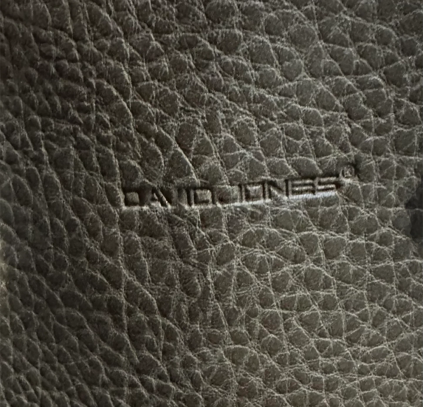 David Jones Taupe Faux Leather Tote Bag with Strap - photo 4